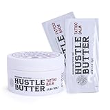 TATTOO HUSTLE BUTTER DELUXE ORIGINAL – Crème de soin tatouage végane 150ml + 2 sachets de 7,5g – Beurre de mangue, papaye et karité – Réduit rougeurs et gonflements – Favorise la guérison
