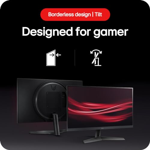 LG UltraGear Gaming Monitor 24GS60F, 24 Inch, 1080p, 180Hz, 1ms Response Time, HDR 10, NVIDIA G-Sync & AMD FreeSync compatible, Smart Energy Saving, Displayport, HDMI LG UltraGear Gaming Monitor 24GS60F, 24 Inch, 1080p, 180Hz, 1ms Response Time, HDR 10, NVIDIA G-Sync & AMD FreeSync compatible, Smart Energy Saving, Displayport, HDMI