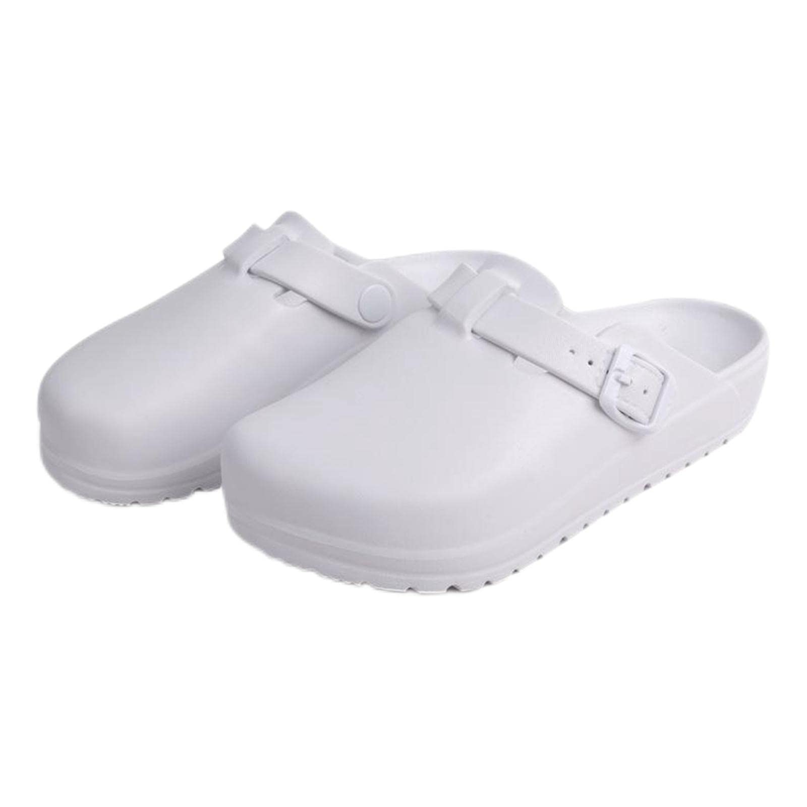 Nurse Clogs Slippers Waterproof Women Nursing Shoes for Nurse Doctor Summer White 38|Clothing Shoes & Accessories | Womens Shoes | Occupational-image-30