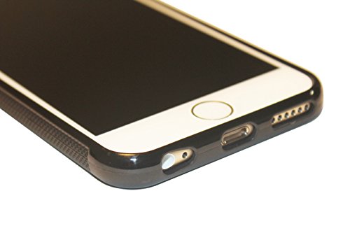 Izercase Iphone 6, Iphone 6S Case Personalized Unique Colorful Stripes Pattern Rubber Case - Fits Iphone 6, Iphone 6S T-Mobile, At&T, Sprint, Verizon And International (Black) #TOP3