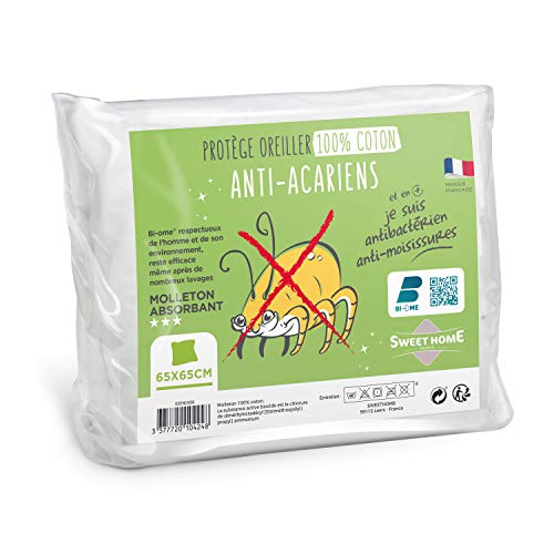 Protège Matelas 170x220 Cm Antonin Molleton Traité Anti-acariens Bonnet