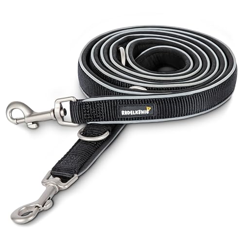 Basic Hundehalsband Aus Polyester – Verstellbar, Weich & Strapazierfähig, Größe L In Rosa-Leoparden-Muster