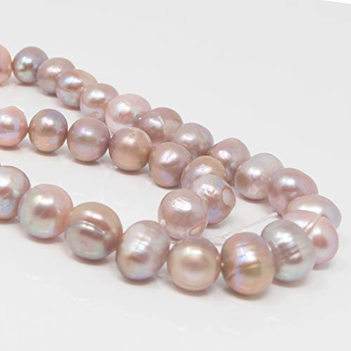 Strang Süßwasserperlen 6mm Perlenstrang Zuchtperlen rosé-flieder Perlen -252 Cover
