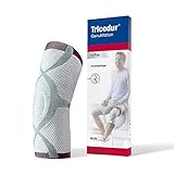 tricodur manus forte Die wegweisende Strickstruktur der Aktivbandage Tricodur GenuMotion kombiniert hervorragende Passform mit gezieltem Kompressionsverlauf, fördert die Durchblutung, unterstützt den Lymphfluss und trägt zur Schmerzlinderung bei. Umfang unterm Knie: 34 bis 37 cm, Umfang Mitte Oberschenkel: 47 bis 50 cm. 