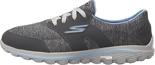 Skechers Skechers Performance Women's Go Walk 2 Backswing Golf Shoe,Gray/Blue,5.5 M US