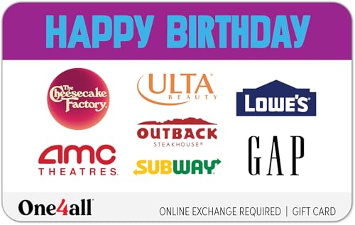Happy eGift Card (Multi-Brand) | Happy Birthday, Digital Delivery