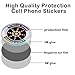 8 Pieces of Cell Phone Protection Neutralizers Stickers, Blockers Equipment Stickers for All Phones Tablets Laptops Computer WiFi All Devices Silvery