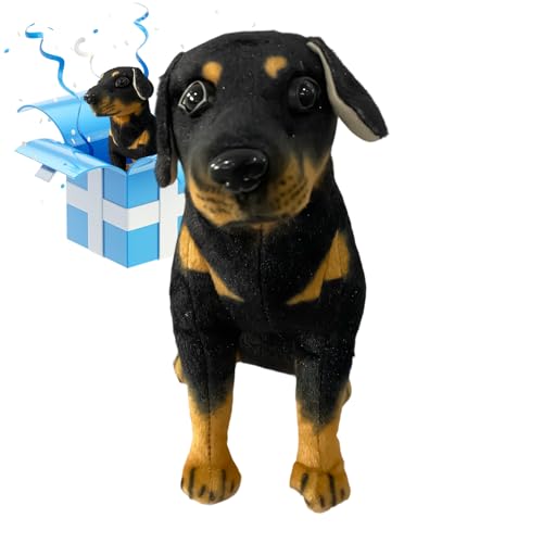 Generisch Dackel Kuscheltier,17x15cm Samt Dackel Kuscheltier,Hundespielzeug Für Kinder,Plüschtier Hund,Kuschelpuppe Zum Umarmen Für Kleinkinder Mädchen Geschenk Geburtstag Weihnachten Valentinstag