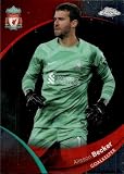 2023-24 TOPPS CHROME LIVERPOOL FC #1 ALISSON BECKER LIVERPOOL SOCCER OFFICIAL TRADING CARD OF SOCCER