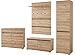 Produktbild Germania Garderoben Set 5-teilig 8819  228 gw-lisbonne Buche Nachbildung Noble, 260 x 200 x 40 cm (BxHxT)