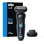 Braun Electric Razor for Men Series 5, Beard Shaver, Electric Shaver, SkinGentle Foil, with Protective Cap, Precision Trimmer, S5 5118s, 1 item