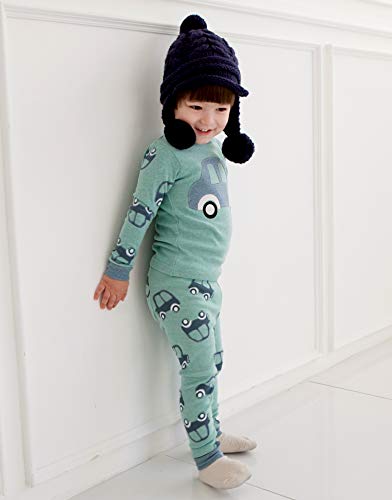 Image of VAENAIT BABY 12Months-12Years Toddler Kids Junior Boys Car Train Fireman Snug fit Sleepwear Pjs Set
