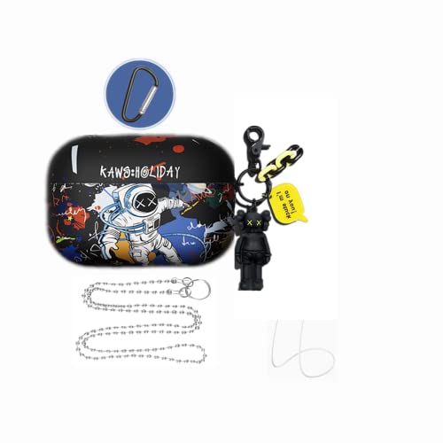 Big Fang AirpodsPro Kaws �ی�P�[�X�i2019�N10���ɔ����jAirpod Case Pro Airpod TPU ��? ������� TPU ������ �\�t�g�P�[�X 360 ���h�~ �ϏՌ� ���E�ȒP ���C�����X�[�d���T�|�[�g �|�b�Y�v��