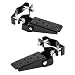 Iycorish Nuevo 1 Par Accesorios de Bicicleta Motocicleta de Acero Negro Pedal...