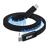 240W 20Gbps Magnetic USB C to USB C Cable, Magtame 3.3FT Coiled USB-C PD 3.1 Fast Charging & 8K Display Cable, Tangle-Free Braided Flat Cord for Laptop, Monitor, iPhone 17/16, Galaxy, USB 3.2 Devices