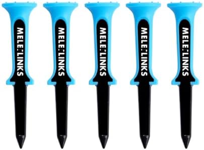 Golf Tees - Trajectory Correcting Tool - Portable 3.15 Inch Tall Golf Tees for Turf Mat Putting Green Beginner Lessons Course Driving Range Travel Backyard Tournament