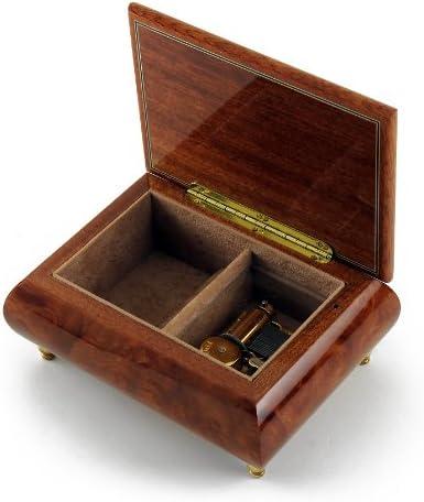 Miniatura 2 de Precioso joyero musical de lira y partituras con cinta, muchas canciones para elegir, Ave Maria, de Lourdes