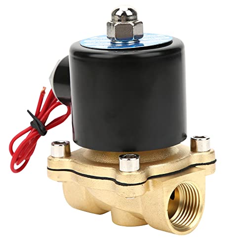 Yuehuam 2W160-15 Válvula solenoide normalmente fechada G1/2 BSPP rosca fêmea válvula solenoide de la
