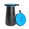 Tabouret Pliant de Camping Portable, Portative Pliable Tabourets Télescopique avec Hauteur, pour Cuisine Randonnée de Plein Air Pêche Jardin Barbecue