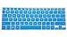 CaseBuy Ultra Thin Keyboard Silicone Protector Cover Skin for ASUS X205 X205TA E200HA 11.6-inch Laptop(if your "enter" key looks like "7", our skin can't fit)(Blue)