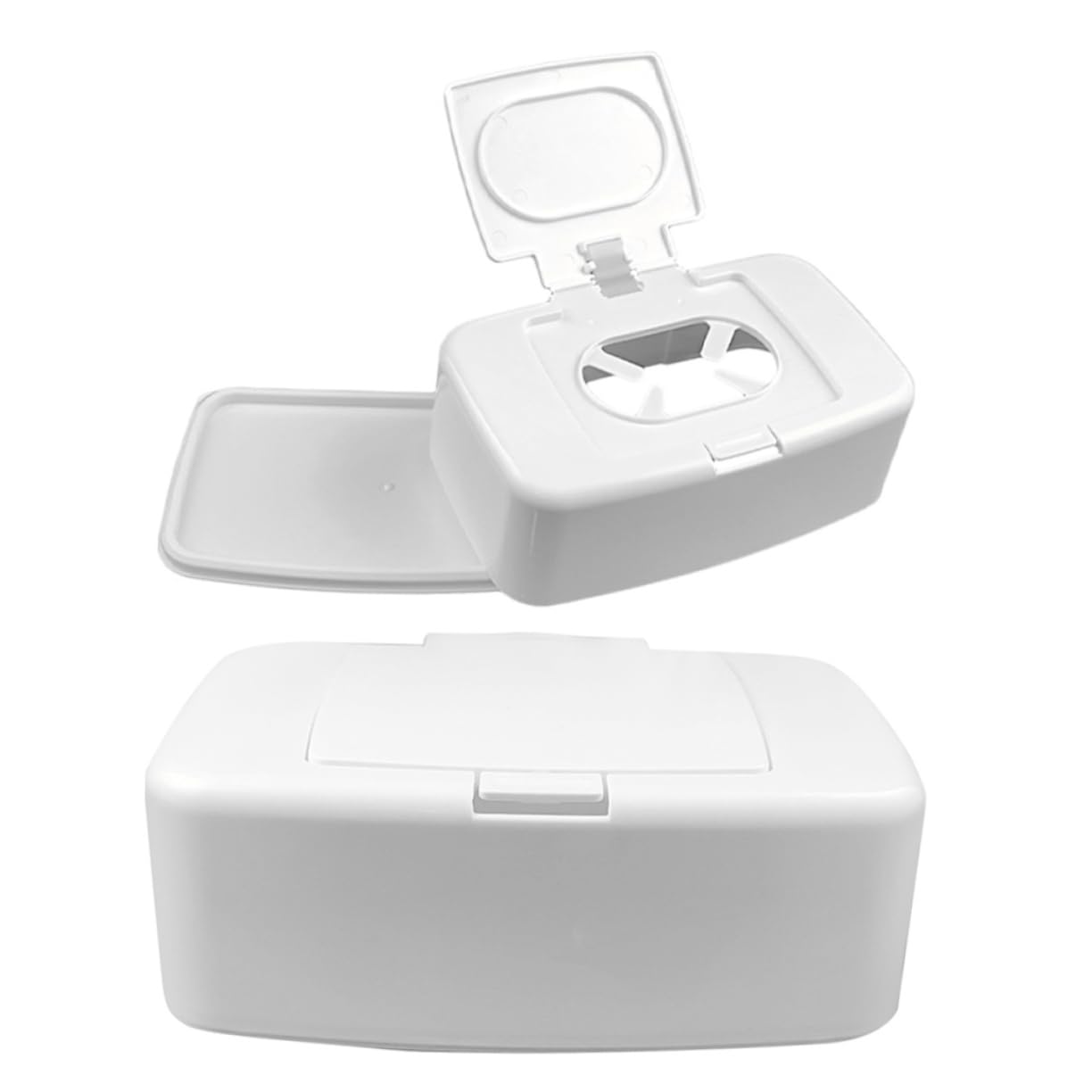 IMIKEYA 8 Pièces boîte de Rangement pour lingettes humides Range Bureau Trousse de Rangement Voyage décorer lingettes pour bébés étui à lingettes ménagères Voyage de conteneur de lingettes