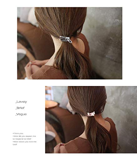 最安値 Bianhuan ヘアゴム おしゃれ かわいい ヘアアクセサリー 髪ゴム 大人 12本セット 髪どめ かみどめ ゴム 輪ゴム 髪留め 女性 リングゴム シンプル ブルーの価格比較