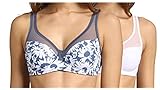 generously 75% poliamida, 25% elastano Dim Lingerie Femme Generous Sujetador, Estampado Margarita/Blanco, 95E para Mujer