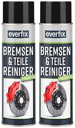 Everfix Bremsenreiniger Spray (2 x 500 ml) Bremsen und Teilereiniger - Reiniger ohne Aceton