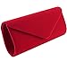 Jubileens Women's Lady Handbag Party Evening Prom Ball Clutch Chain Bag(Red)