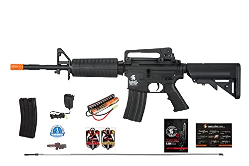 Lancer Tactical M4A1 Gen2 Carbine AEG Airsoft Rifle (Black)
