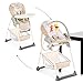 Hauck Disney Seggiolone Pappa Sit N Relax, Elemento Neonato Nascita a 9 kg, Seduta per Bambini fino a 15 kg, Altezza Regolabile, Pieghevole, Ruote, Arco Giochi, Vassoio, Cesto, Pooh Beige