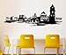 Produktbild Wandtattoo Skyline XXL Wetzlar Hessen Wand Aufkleber Deutschland Stadt 1M157, Farbe:Braun Matt;Breite:75 cm