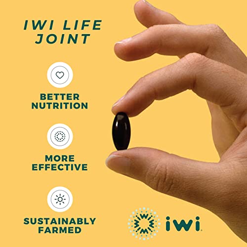 Iwi Joint Supports Healthy Bones & Strong Joints For Stiffness Relief, Better Flexibility & Mobility, Vegan Supplements, 30 Day Supply #TOP2