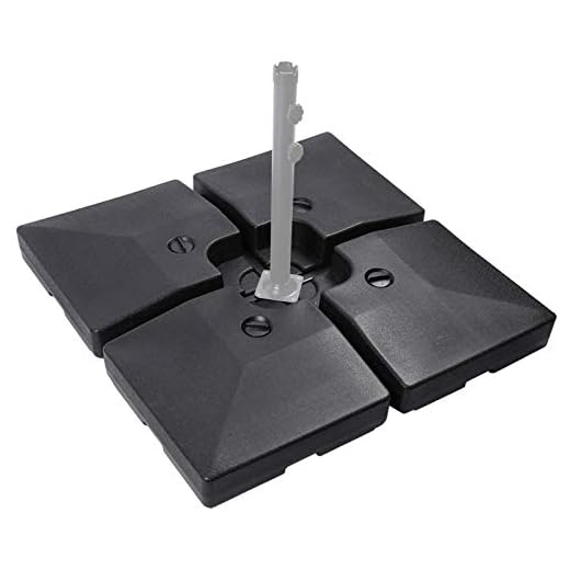 Sunnyglade 4-Piece Umbrella Base Set