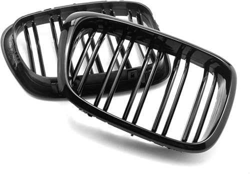 Calandre avant noire BMW E39 style double pont finition ABS premium - 4