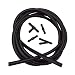 BUENNUS Car Windshield Washer Fluid Hose Kit,200cm (78.8inch) Windshield Sprayer Hose Windshield Jet Spray Wiper Hose Replacement with 4pcs Black Connectors to Connect Car Water Pump and Nozzles