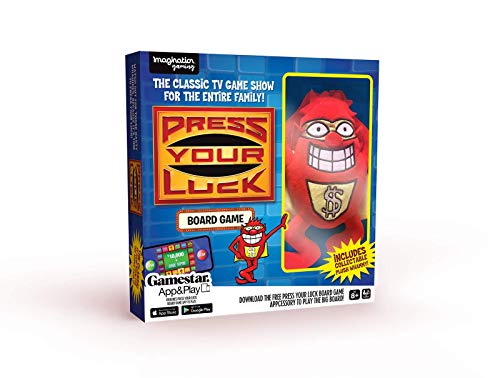 Press Your Luck Card Game with Whammy Plush Toy, Bring