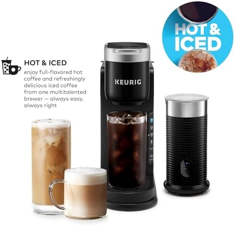 Keurig K-Café Barista Bar Single Serve Coffee Maker and Frother, with 3 Brew Sizes, Hot and Cold Coffee Capabilities, 2oz Coffee Shot Button, Black - 1