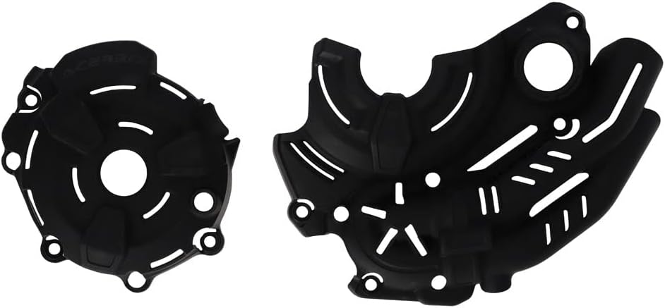 Acerbis X-Power Crankcase and Ignition/Clutch Cover Kit Black Compatible with Yamaha TENERE 700 2021-2024 - 2976170001