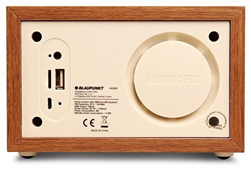 Radiowecker Blaupunkt HR5BR in Holzoptik mit MP3 und USB