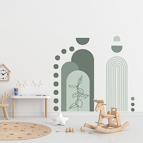 SUPERDANT Vinilos Decorativos Geométricos Boho Verde miniatura 3