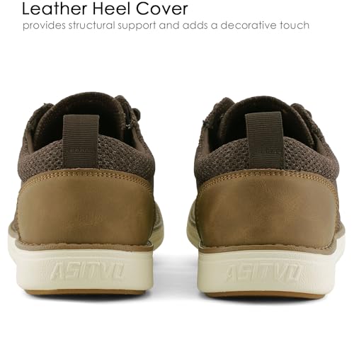 Image of ASITVO Wide Loafers for Men Dress Casual Boat Slip on Walking Shoes Large