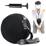 Golfupp Golf Schwungtrainer Smart Ball - Effektives Golf Training zur Haltungskorrektur - Trainingshilfe gegen Chicken Wing - Verstellbarer Golf-Trainingsball für Schwungverbesserung