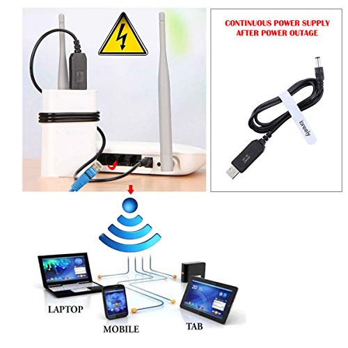 Igreely Dc 5V To Dc 12V Usb Voltage Step Up Converter Cable Power Supply Usb Cable With Dc Jack 5.5 X 2.5Mm Or 5.5 X 2.1Mm, Usb 5V To Dc 12V Cable 3Ft #TOP1
