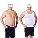 Mens Slimming Compression Shirt, Body Shaper Workout Tank Top, Gynecomastia Tummy Control Undershirts - Change in Seconds