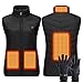 ZYQDRZ Gilet chauffant avec contrôle intelligent de la température, vêtements de chargement avec écran tactile, gants chauds, femme, S