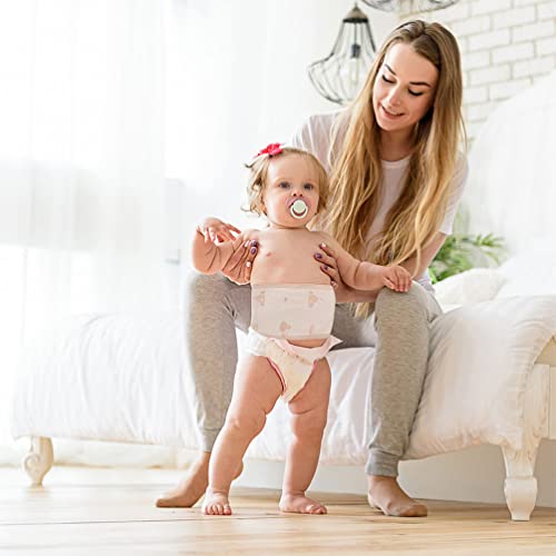 Image of EXCEART Baby Belly Bands 2-Pack Soft Cotton Infant Navel Wraps Breathable Umbilical Cord Care Bands for Newborn Comfort and Protection 18.5X4.13 Inches
