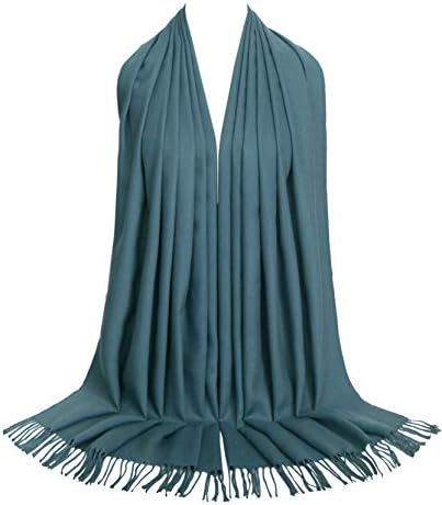 DiaryLook Ladies Winter Warm Scarf Women Pashmina Shawls Wraps Brides Bridesmaids Wedding Evening Dresses Solid Color