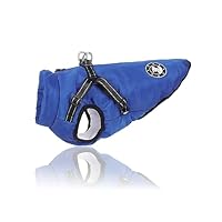 Cappotto Impermeabile Per Cani Con Imbracatura - Giacca Riflettente E Calda, Lavabile, Con Anello A D E Cinturino Regolabile - Foto 3