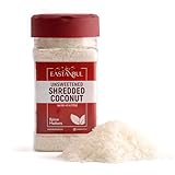Eastanbul Shredded Coconut Unsweetened 4.2oz, 100% Natural Coconut Shreds, Finely Shredded Unsweetened Coconut Flakes, Culinary Grade Unsweetened Shredded Coconut, Keto Friendly Desiccated Coconut